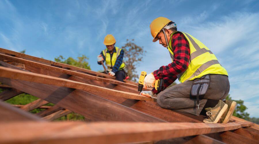 GAF lifetime shingles in Huntley, WY